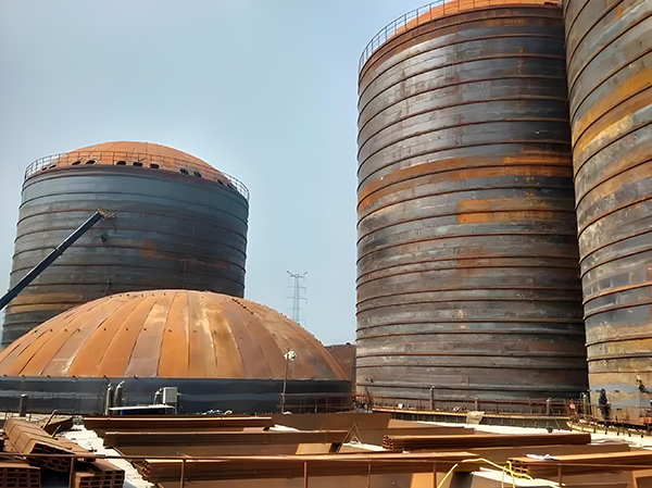 荷塘焦粉钢板仓